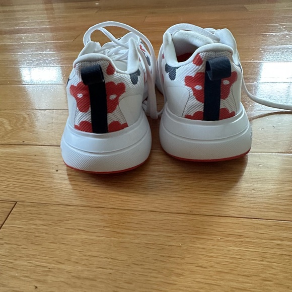 Adidas Cloudfoam, Youthful, very gently used, size 8. Cute floral pattern. - Picture 3 of 4